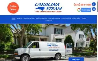 Carolina Steam website