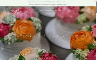 Delicious Bakery website