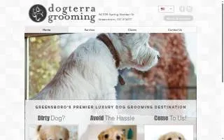 Dogterra Grooming, LLC website