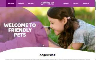 Friendly Pets website