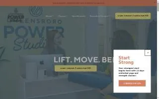 Greensboro Power Studios website