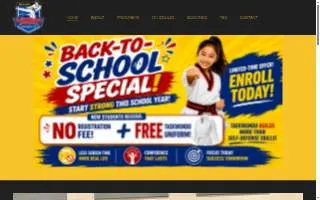 Greensboro Taekwondo America website