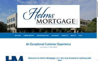 Helms Mortgage LLC website