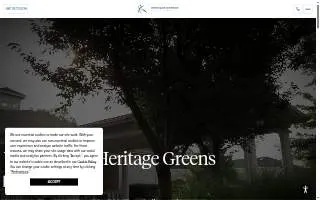 Heritage Greens of Greensboro website