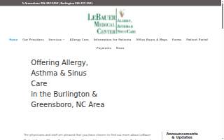 LeBauer Allergy & Asthma: Sharma Ranjan MD of Greensboro