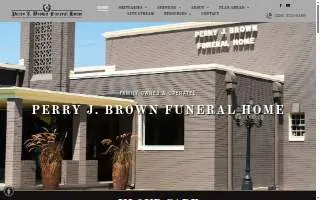 Perry J. Brown Funeral Home website