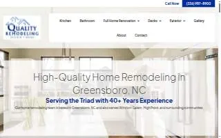 Quality Remodeling website