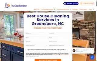 TCE Cleaning website