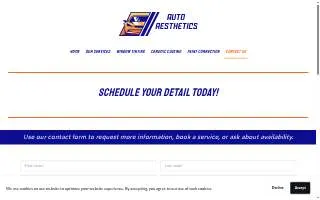 Auto Aesthetics NC LLC website