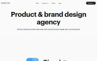 Brand and Web Designs website