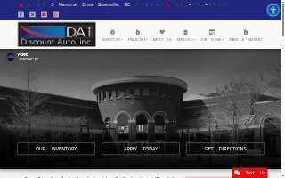 Discount Auto Inc of Greenville website
