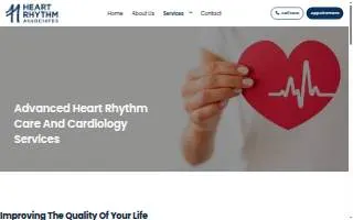 Heart Rhythm Associates of Greenville website