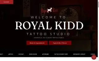 Royal Kidd Tattoo Studio website