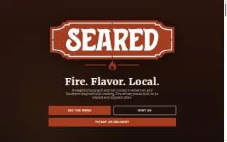 Seared Chophouse website