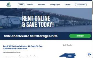 Self Storage Brothers- Winterville website