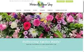 Winterville Flower Shop Inc. website