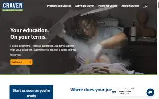 Craven Community College - Havelock Campus website