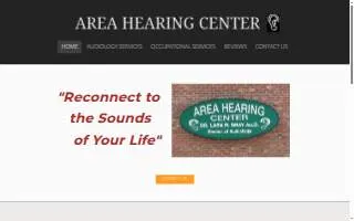 Area Hearing Center website