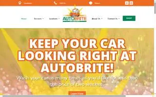 Autobrite Carwash website