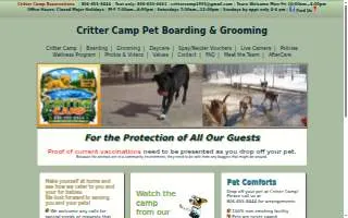 Critter Camp at the Red Barn website