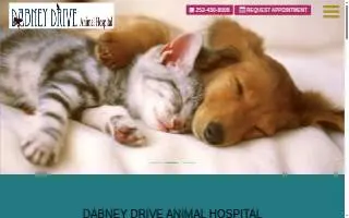 Dabney Drive Animal Hospital website