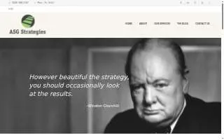ASG Strategies Inc. website