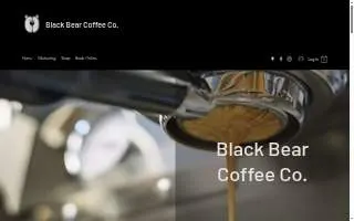 Black Bear Coffee Co website