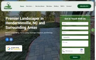 Blue Ridge Landscaping website