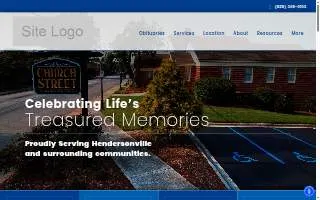 Church Street Funeral and Cremation website
