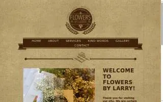 Flowers By Larry website