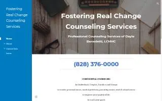 Fostering Real Change Counseling Services, Incorporated website