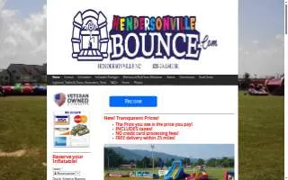 Hendersonville Bounce website