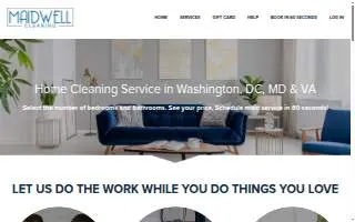 Maidwell Cleaning of Hendersonville website