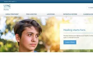 Pardee Hospital Emergency Department website