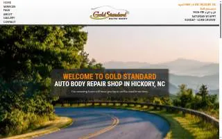 Gold Standard Auto Body Inc website
