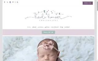 Heidi Houser Photography website