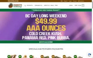 Smokey's Smoke Shop of Hickory website