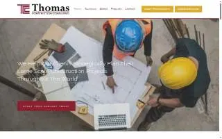 Thomas Construction Consulting website