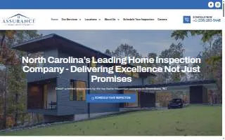 Assurance Home Inspections of High Point website