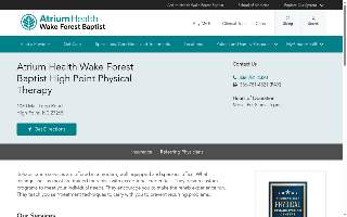 Atrium Health Wake Forest Baptist High Point Physical Therapy