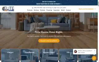 Elite Pro Flooring website