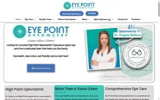 Eye Point Optometry website