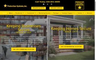 Protection Systems, Inc. of High Point website