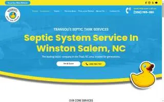 Transou's Septic Tank Service & Rent-A-Jon of High Point website