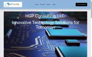 HGP Consulting website
