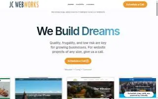 JC WebWorks website