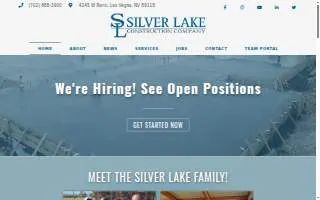 Silver Lake Construction Co. of Holly Springs website