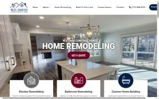 WD Smith Construction and Home Remodeling of Holly Springs website