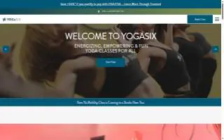 YogaSix Holly Springs website