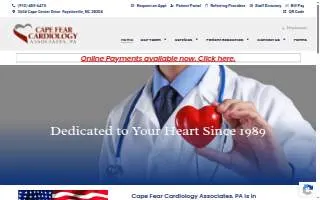 Cape Fear Cardiology Associates: Klang Thor E MD website